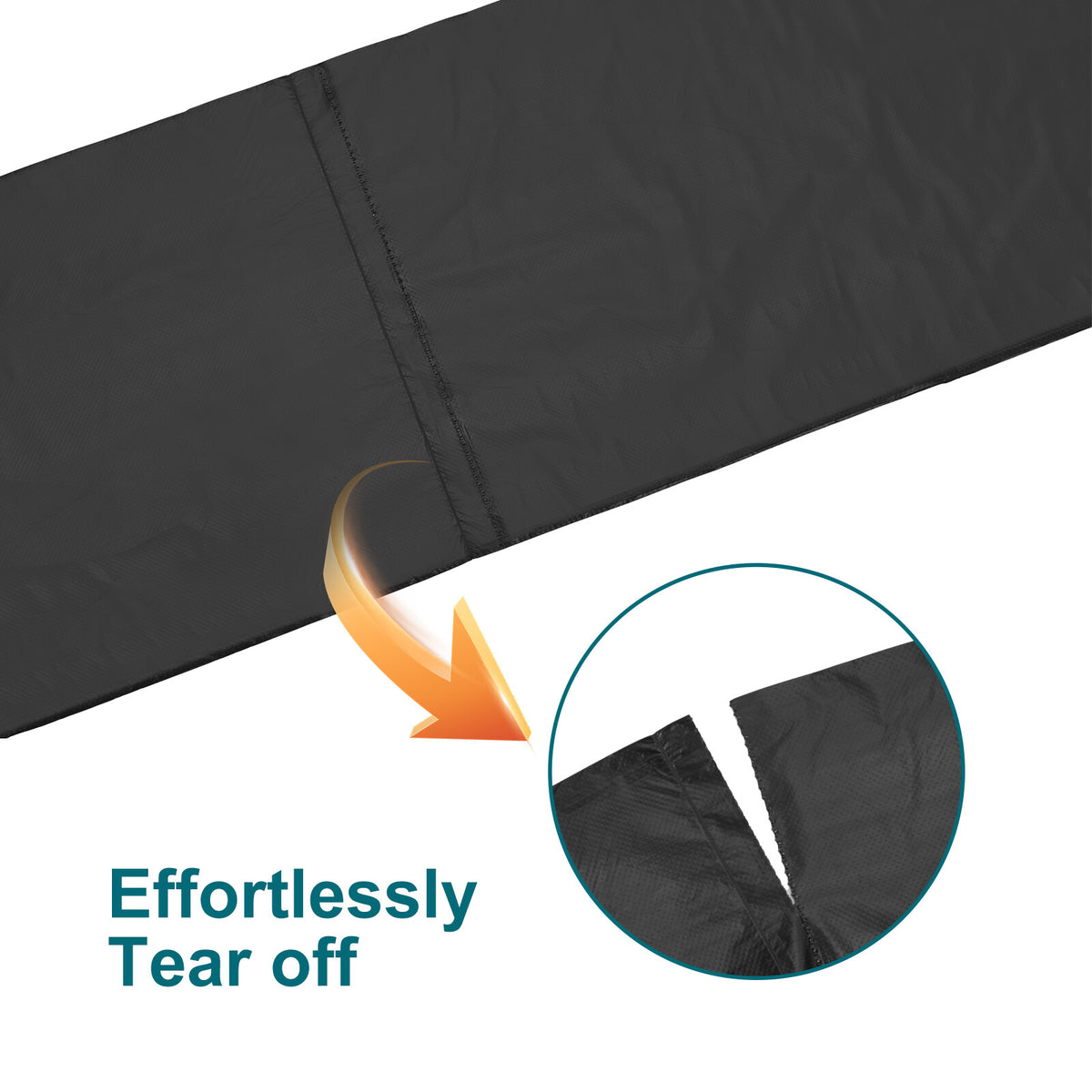 80 Count Compostable Portable Toilet Bags 12 Gallon for Camping & Outdoor Use