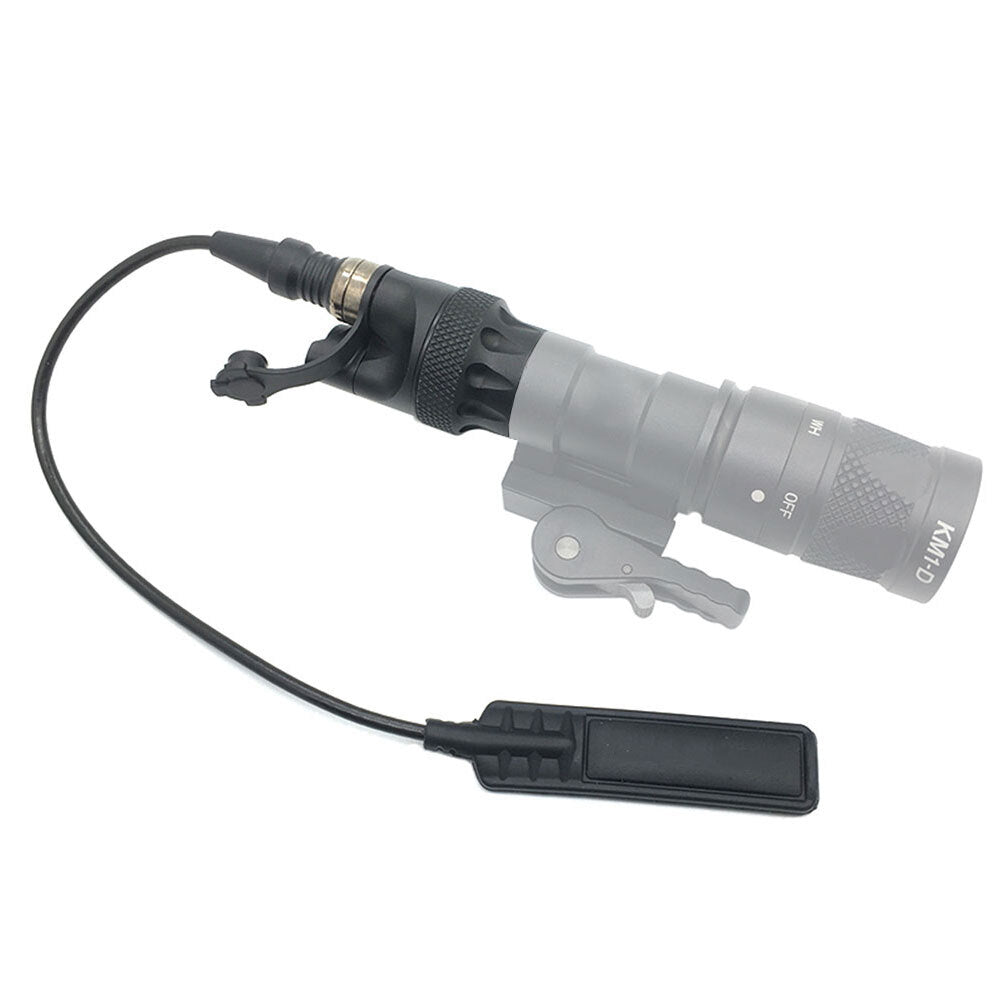Dual Function Flashlight Switch Tail Cap for M300 M600 Series - Aluminum Tactical Accessory