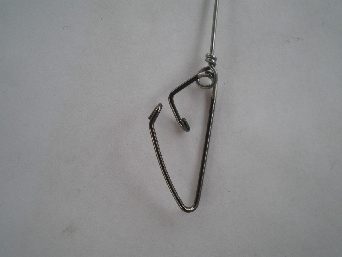15 pcs Stainless Steel Fishing Leader Wire 8 Inch 100lb Test with Swivels & Hooks