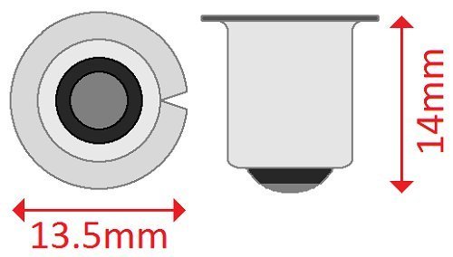 LED Replacement Bulbs for Maglite 2-Cell D C Flashlights Pack of 10