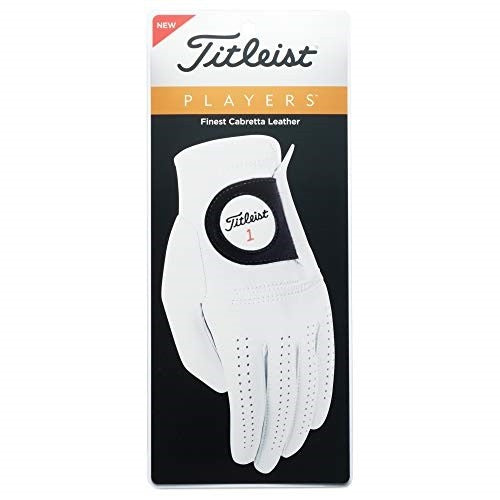Titleist Players Golf Glove - Left Hand, Cadet Medium, Tanned Leather