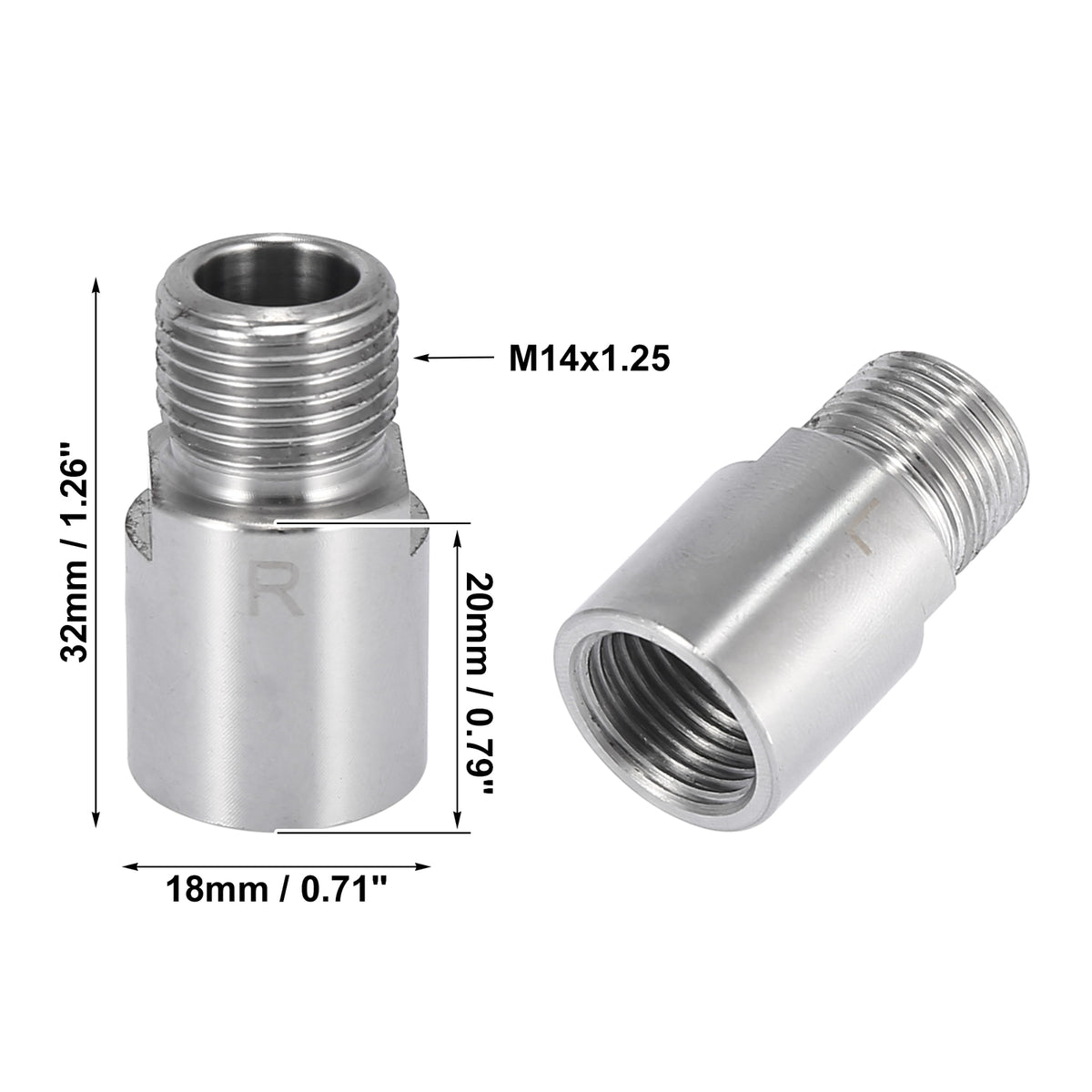 Universal Bicycle Pedal Extender Set - 20mm Spacer for 9/16" Pedals