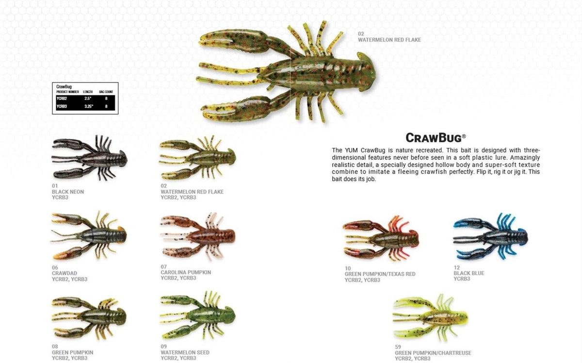 3.25 Inch Green Pumpkin Soft Plastic Crawfish Lure for Freshwater Fishing