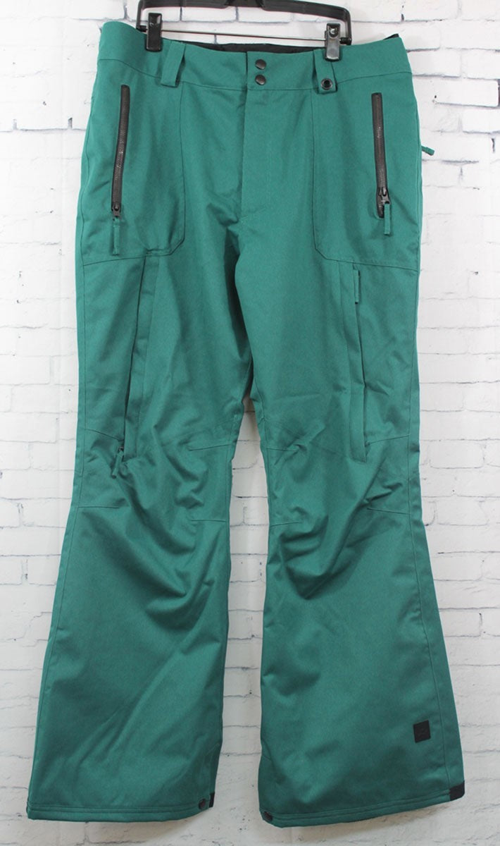 Ride Men's Westlake Snowboard Pants Large Slim Fit Waterproof Ski Snowboard Clothing Deep Sea Green