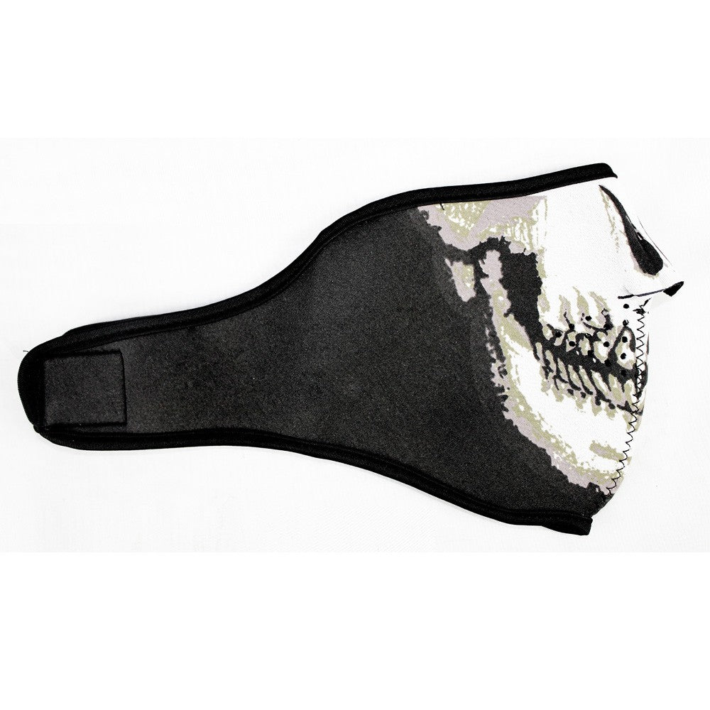 Half Face Mask Scarf for Cycling Motorcycle Skulls Unisex