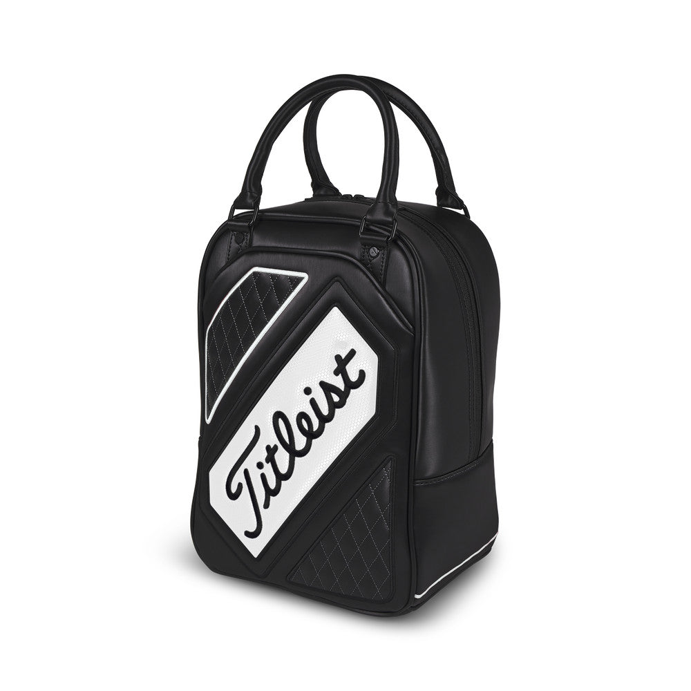 Golf Practice Shag Bag Black White - Durable Golf Ball Storage Bag