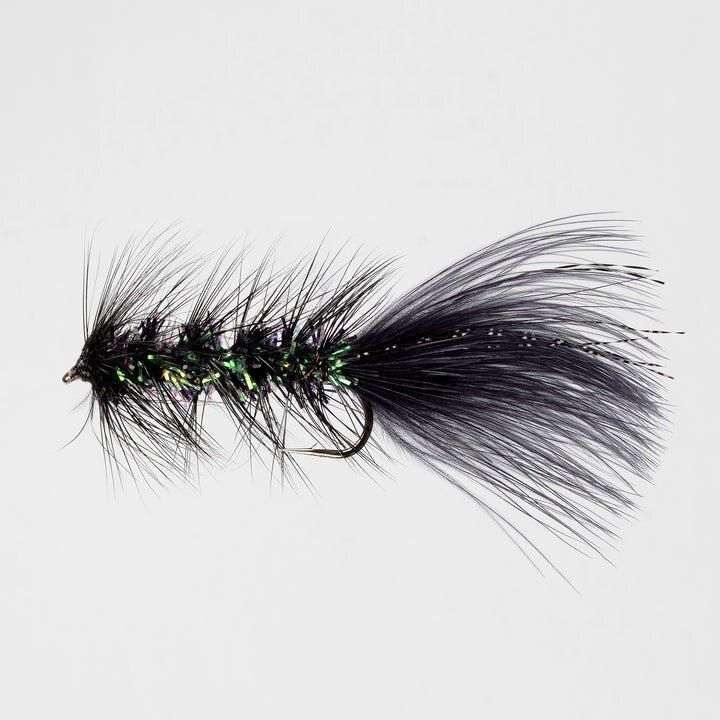 Black Crystal Streamer for Decor and Crafting - Perfect Hatch BH Pattern