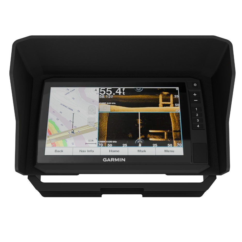 Garmin ECHOMAP UHD2 93sv Screen Visor - Sun Glare Reduction & Waterproof Protection