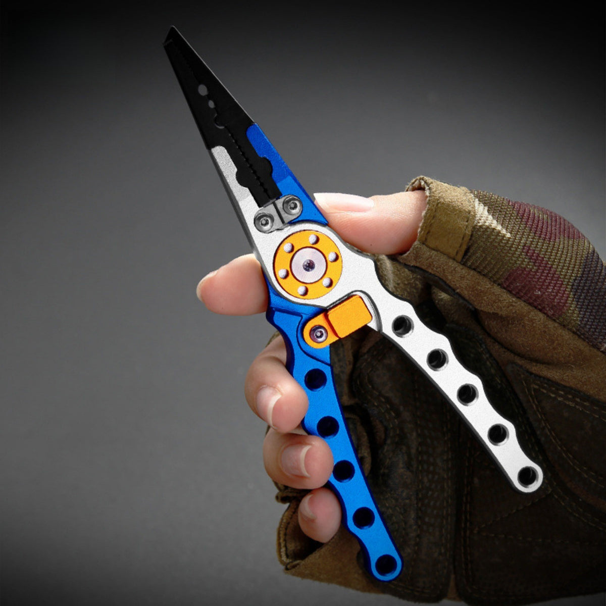 Aluminum Fishing Pliers with Braided Line Cutter and Hook Remover