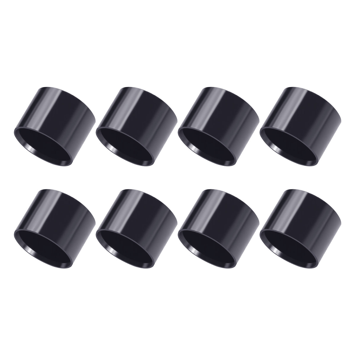 8Pcs Aluminum Hidden Dry Storage Cups for Maglite D Cell Flashlights