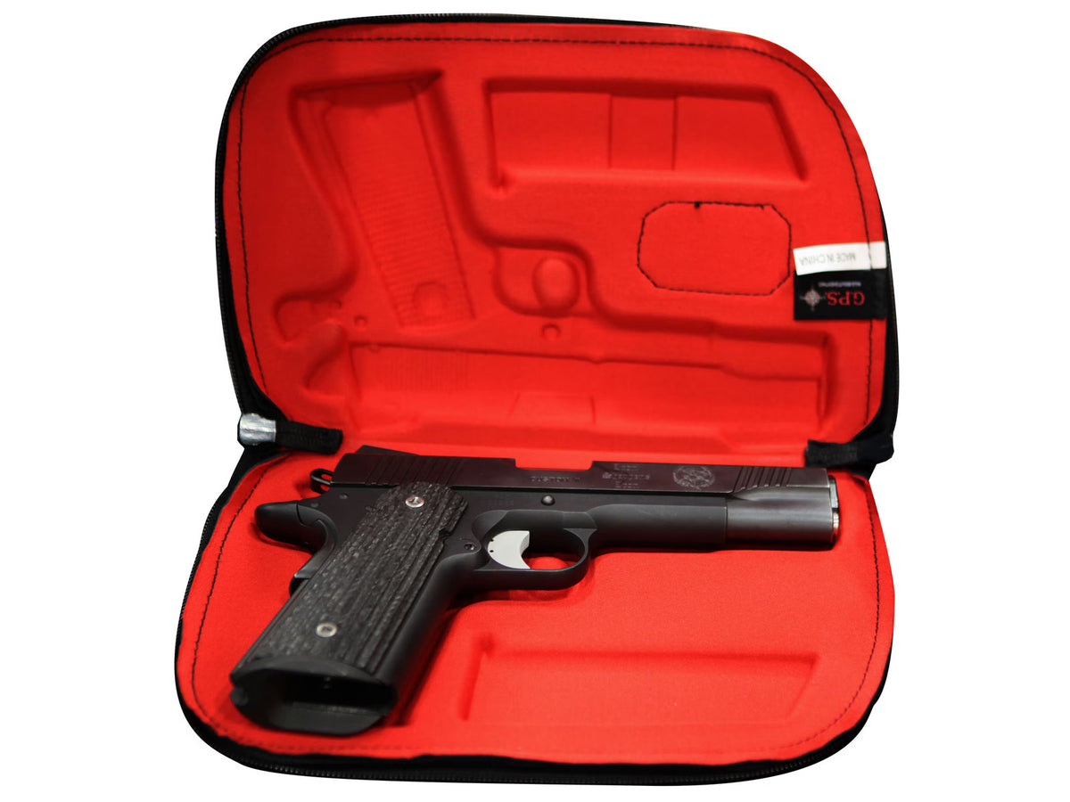 Custom Molded Pistol Case for 1911 Handgun - Black, Compact & Secure