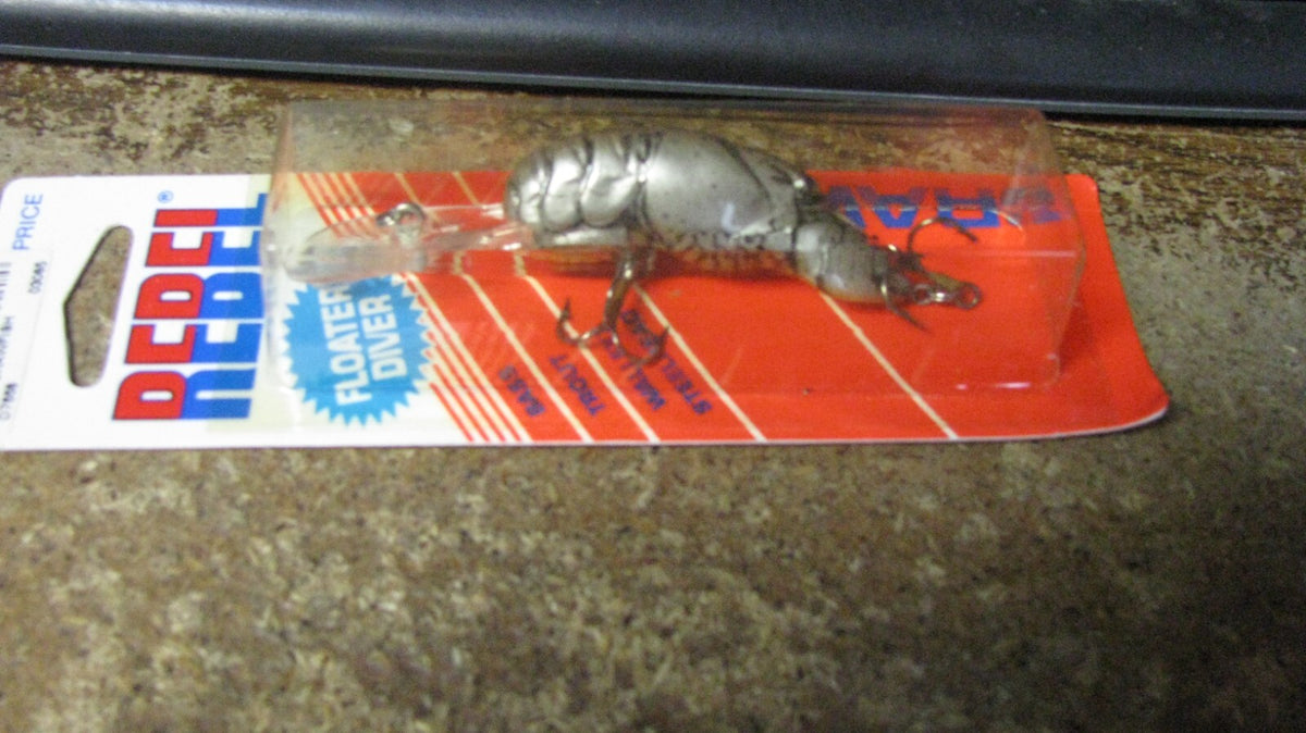 Rebel Deep Crawfish Crankbait - Vintage Unused Fishing Lure 2.25"