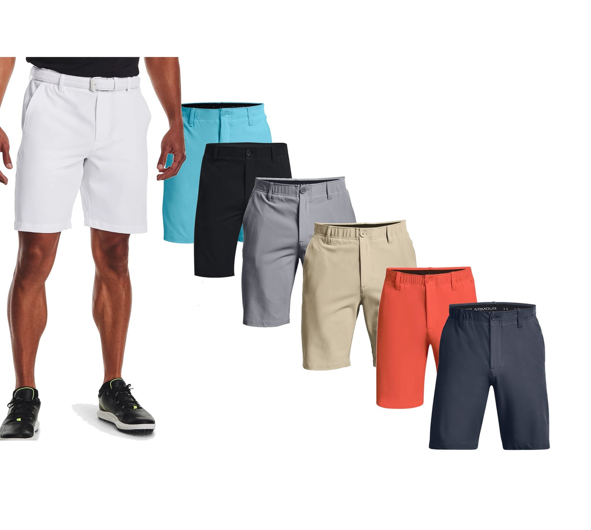 Men's Golf Shorts with Water-Resistant Technology – Stretch Woven, 10-inch Inseam