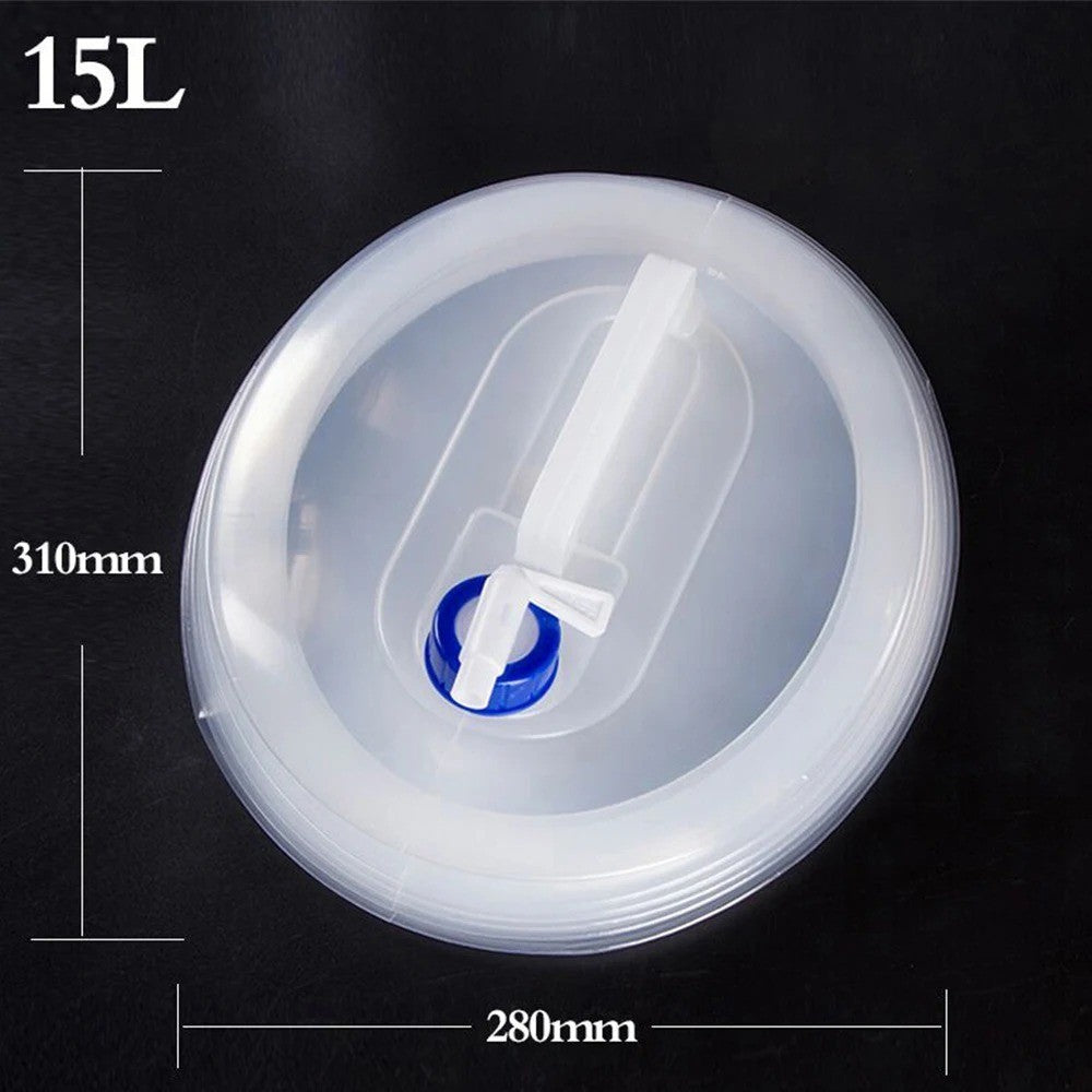 Portable Collapsible Water Bucket for Camping Outdoor Hiking 3L-15L