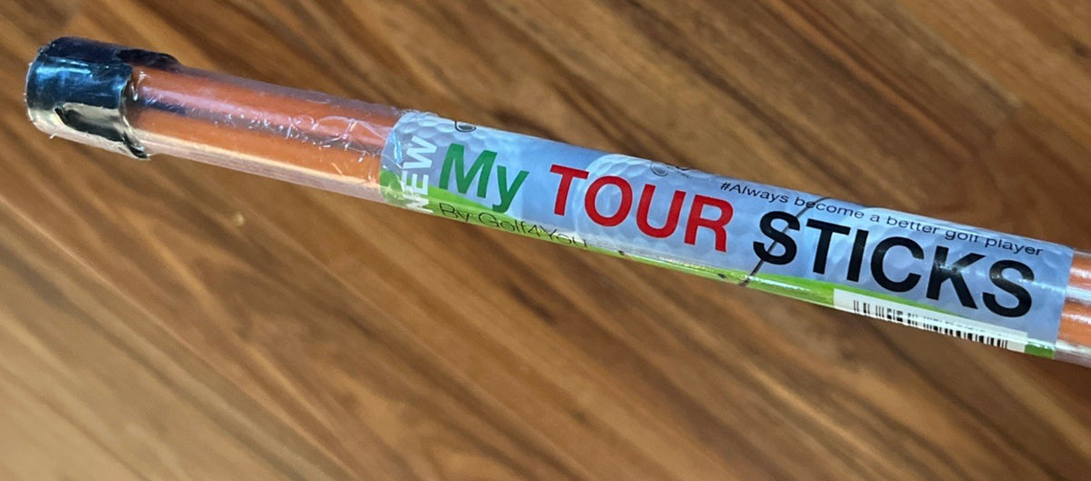 Golf Alignment Sticks Swing Training Aids - Orange Golf Practice Equipment