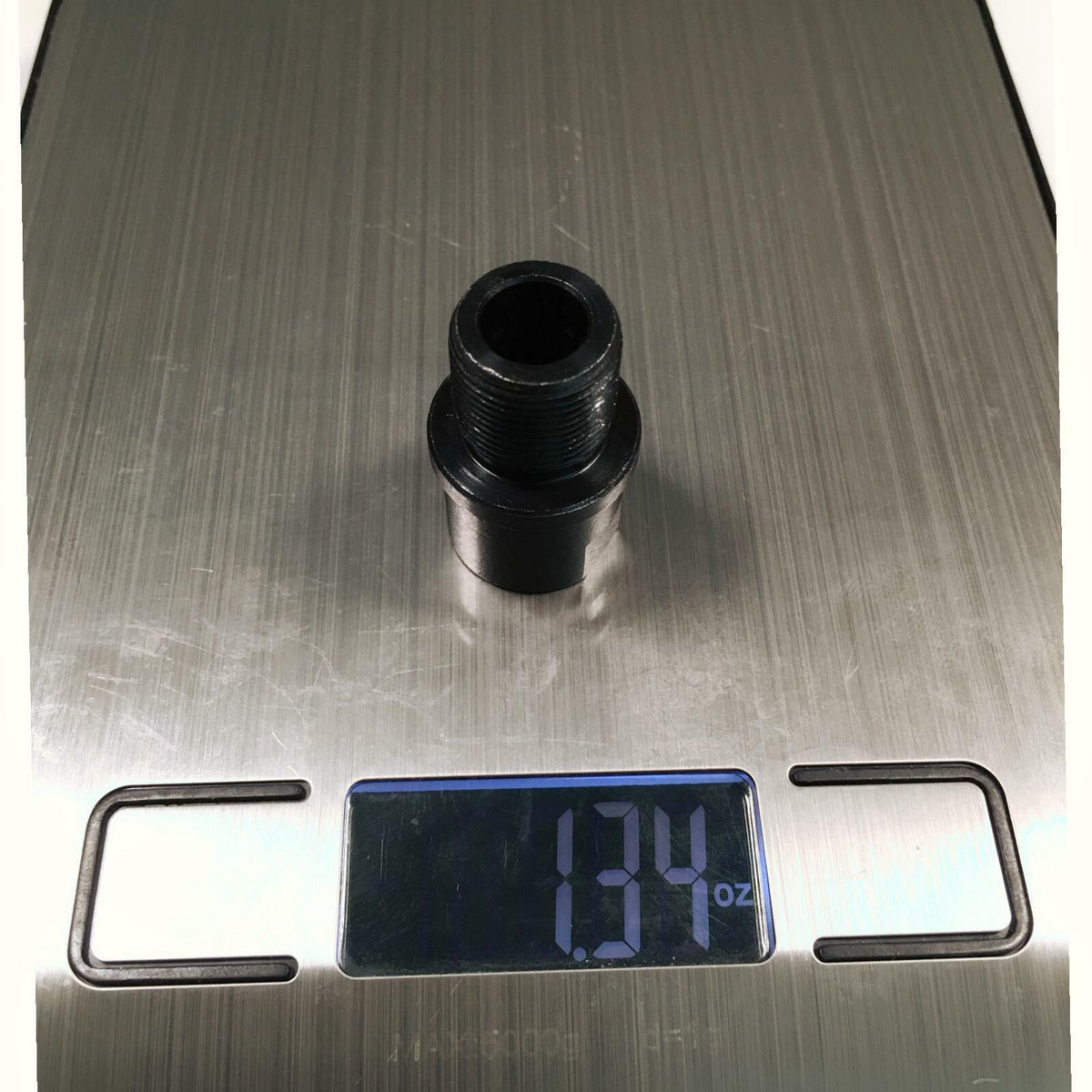 Steel Thread Adapter 1/2x28 to 5/8x24 - Heavy Duty Gun Part Fitting