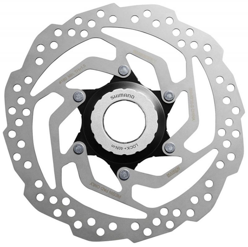 Shimano Center Lock Disc Brake Rotors 160mm & 180mm - Easy Mounting, Long-Lasting Performance