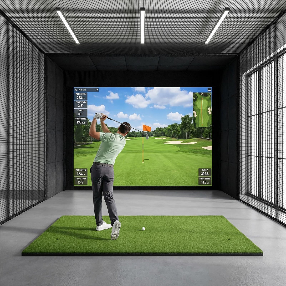 4ft x 5ft Golf Hitting Mat - Premium Indoor & Outdoor Practice Turf