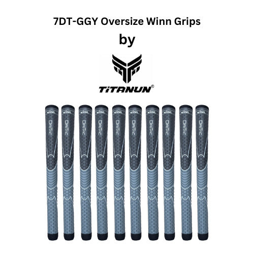 Oversize Comfort Tacky Grip for Tennis, Golf, and Sports Equipment - Dark Gray