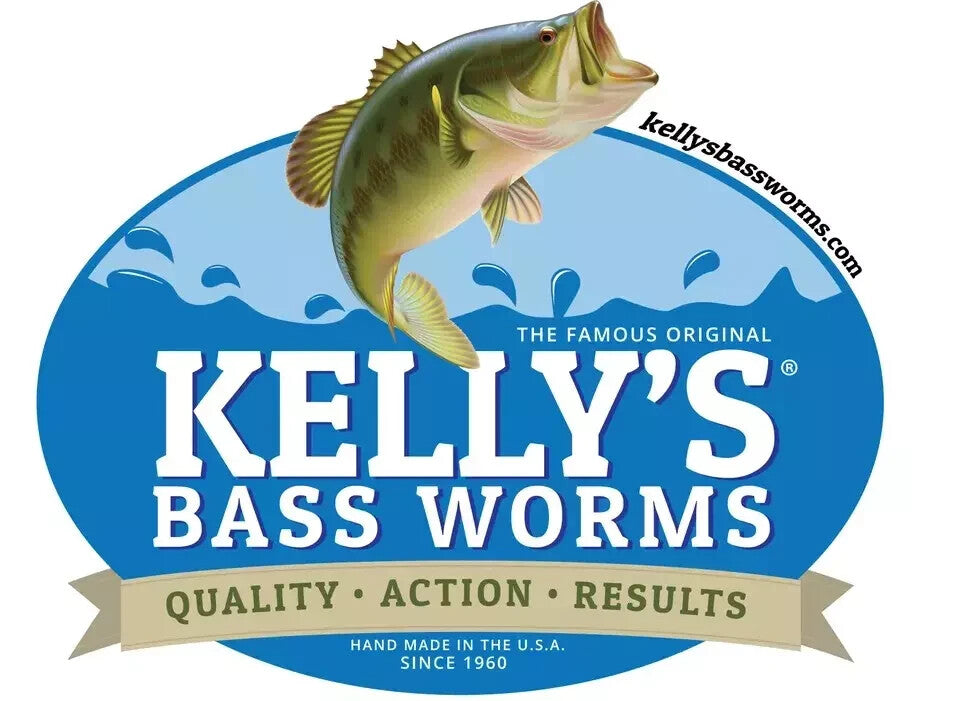 Pre-Rigged Bass Worms Set - 12 Purple Fire Tail Scented Plastic Lures