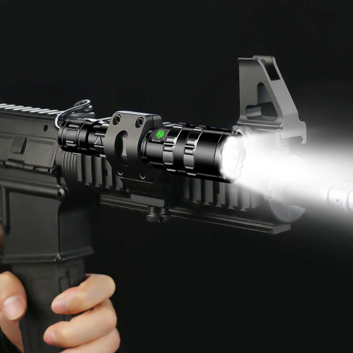 Rechargeable Tactical Flashlight 6000 Lumens Waterproof LED Zoomable Torch