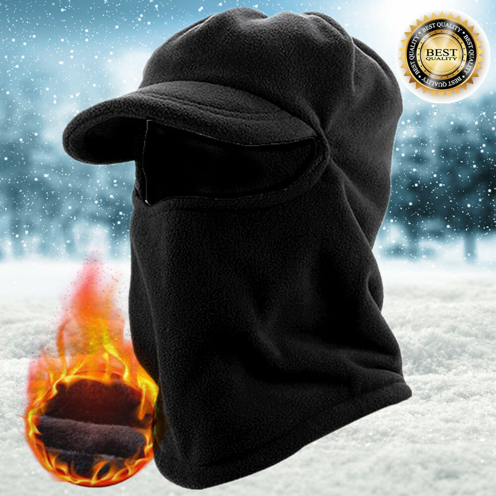 Full Face Winter Ski Mask Balaclava Beanie Fleece Trapper Outdoor Hat