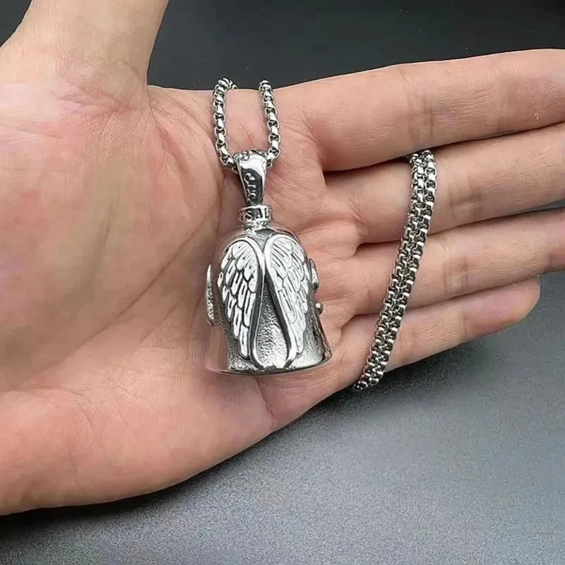 Angel Guardian Motorcycle Bell - Bicycle & Bike Safety Horn with Angel Design