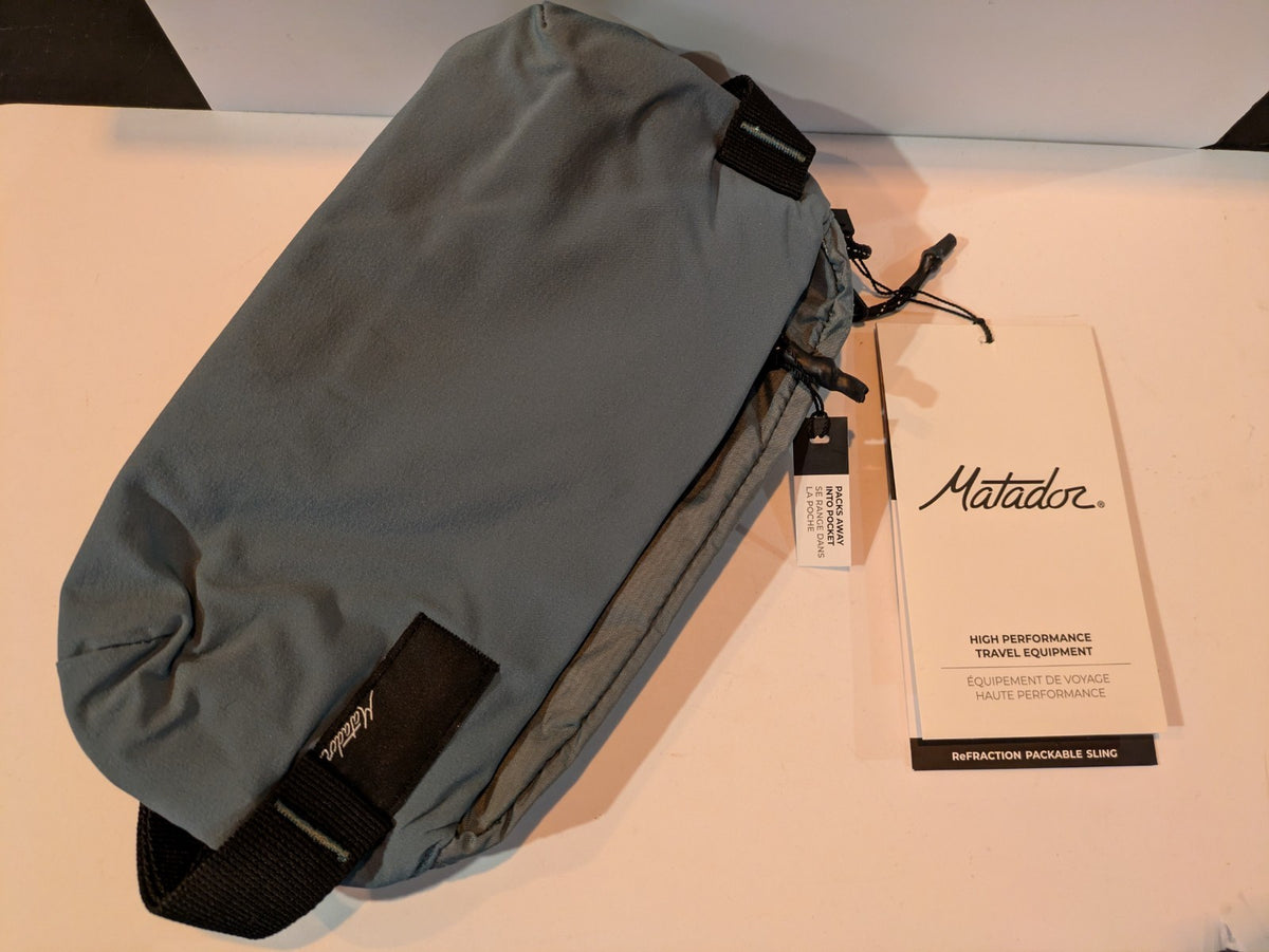 Packable Travel Waist Pack Bag - 2L Slate Blue Water-Resistant Sling
