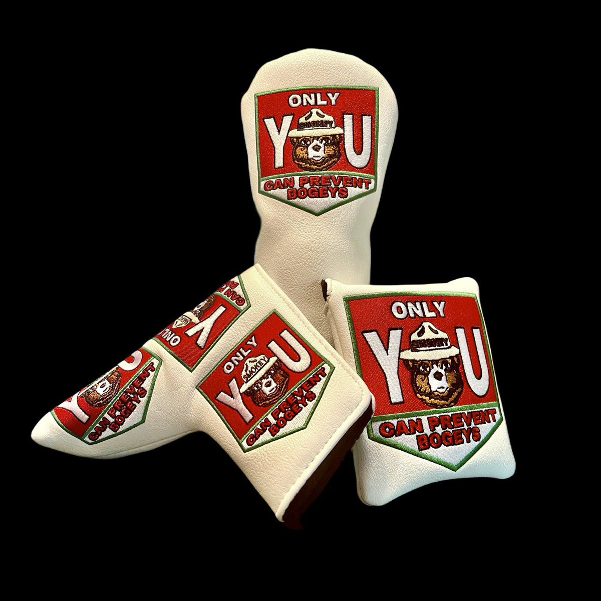 Golf Mallet Headcover - Only You Prevent Bogeys Style Accessory