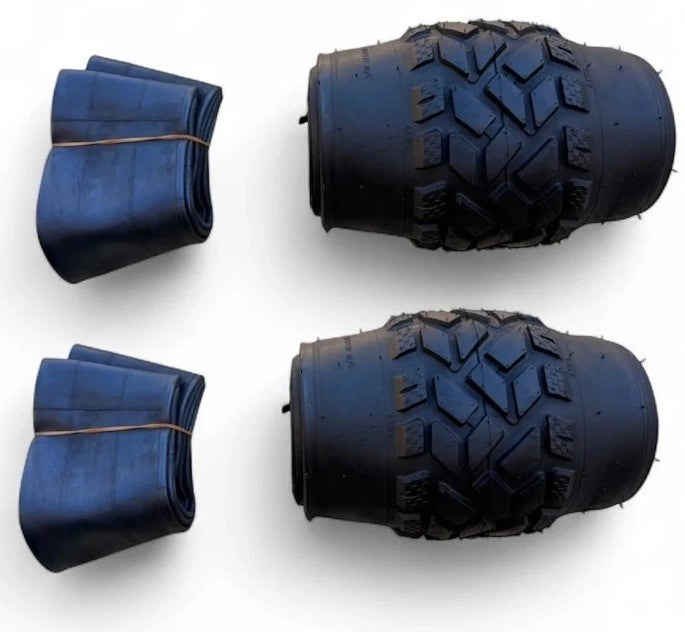 26 Inch Fat Tire Bicycle Tires and Tubes Set for Folding E-Bike Moped Style