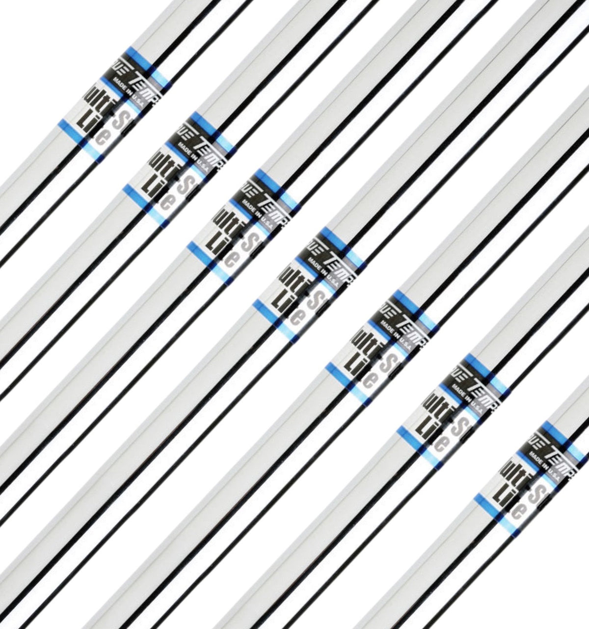 Golf Iron Shaft Set - Lightweight Steel Flex Options and Quantities