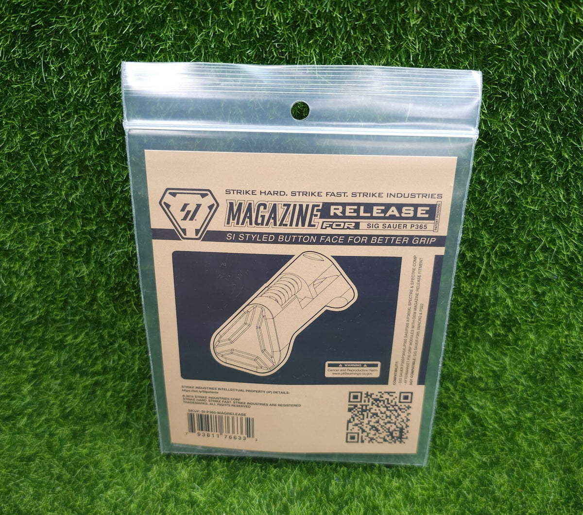 Sig Sauer P365 Magazine Release - Black, Reversible Drop-In Upgrade