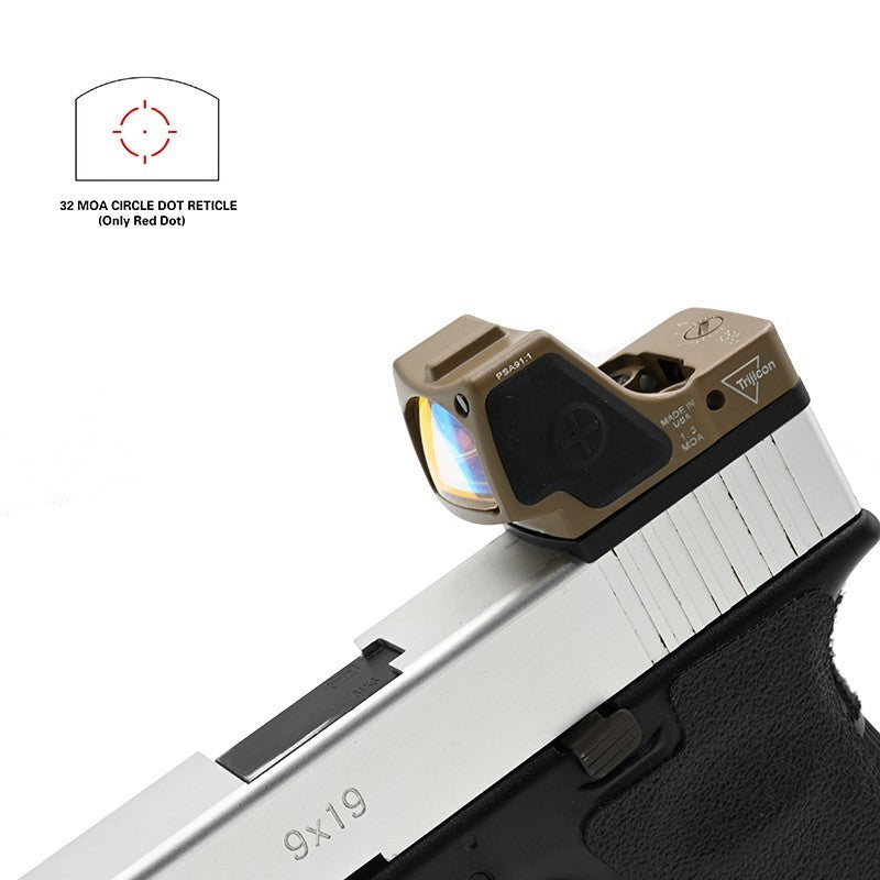 High Value Green Reticle for 9mm Pistols - Holy Warrior HD