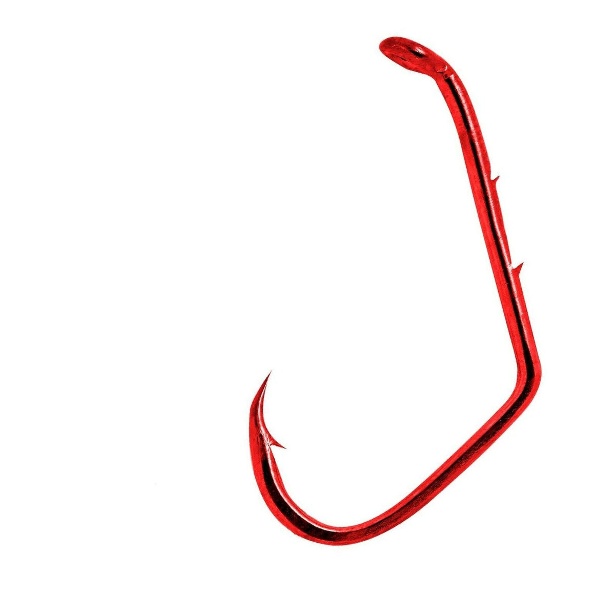 Matzuo Red Chrome Sickle Baitholder Fish Hooks - Multiple Sizes, Pack of 25