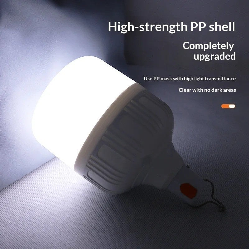 USB Rechargeable LED Camping Light with Hanging Hook - Portable Emergency Lantern