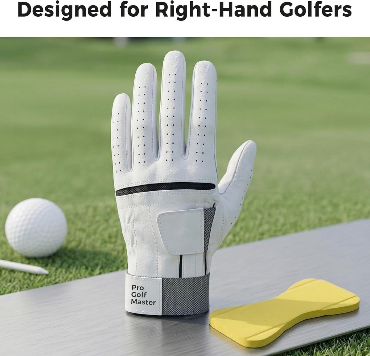 Golf Wrist Training Glove with Wrist Brace for Swing Accuracy and Control
