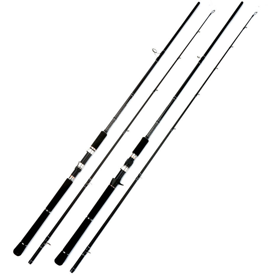 Heavy Saltwater Jigging Spinning & Casting Fishing Rod 7' 10-25lb Carbon
