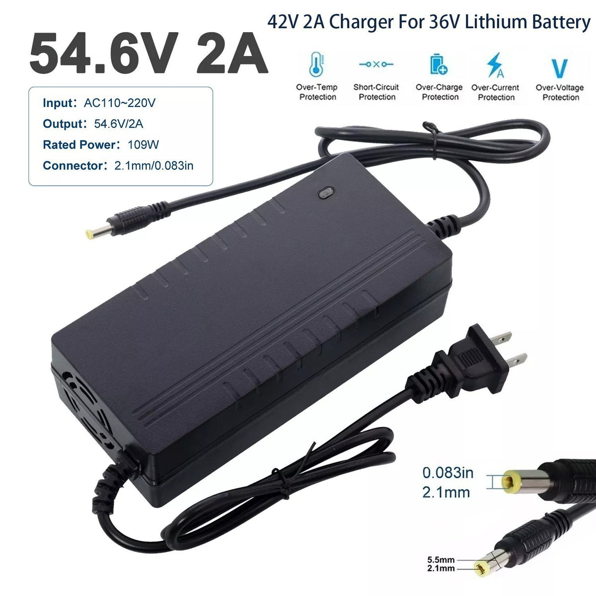 Multi-Voltage Lithium Ebike Battery 10Ah-20Ah for 200W-3600W Bicycles