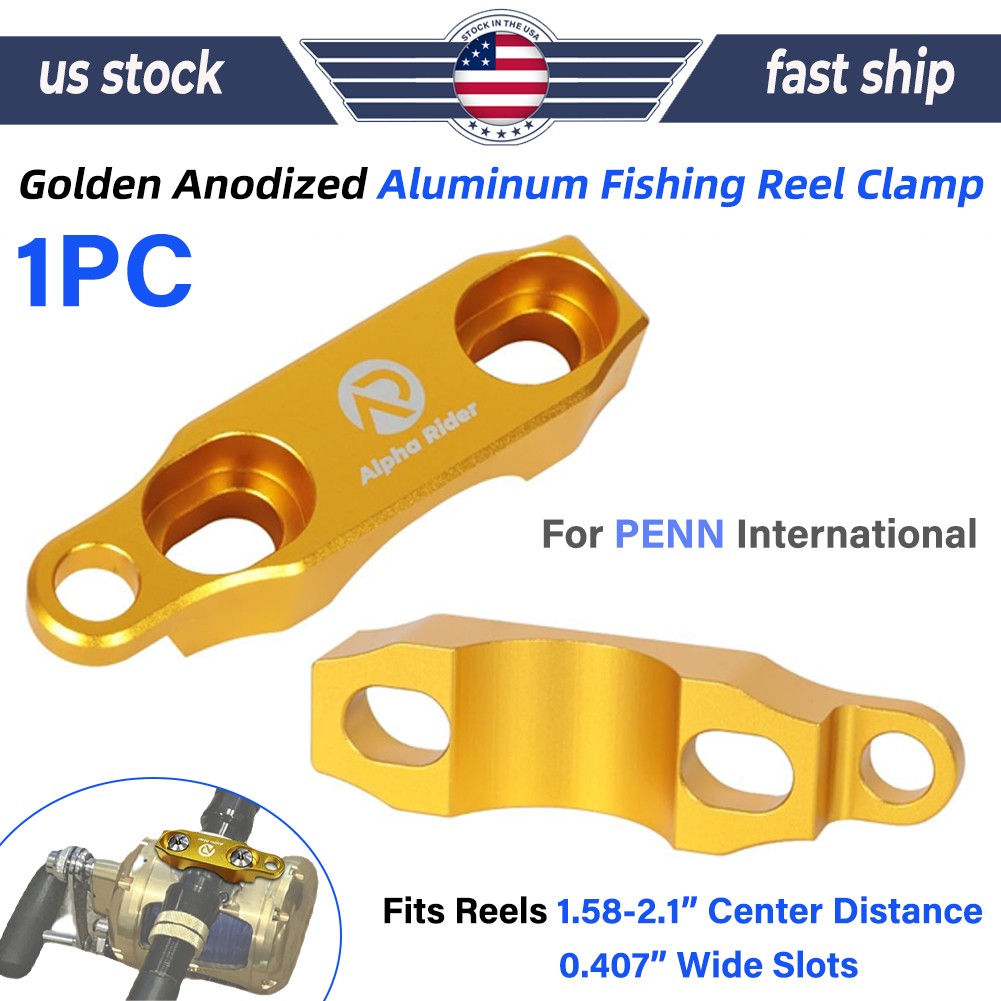 Fishing Reel Clamp for PENN International 20-70 Series - Anodized Aluminum
