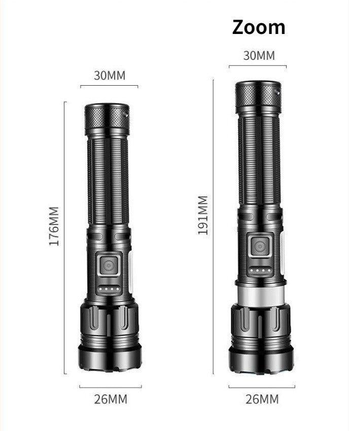 High Power USB Rechargeable LED Tactical Flashlight Camping Light 9900000LM