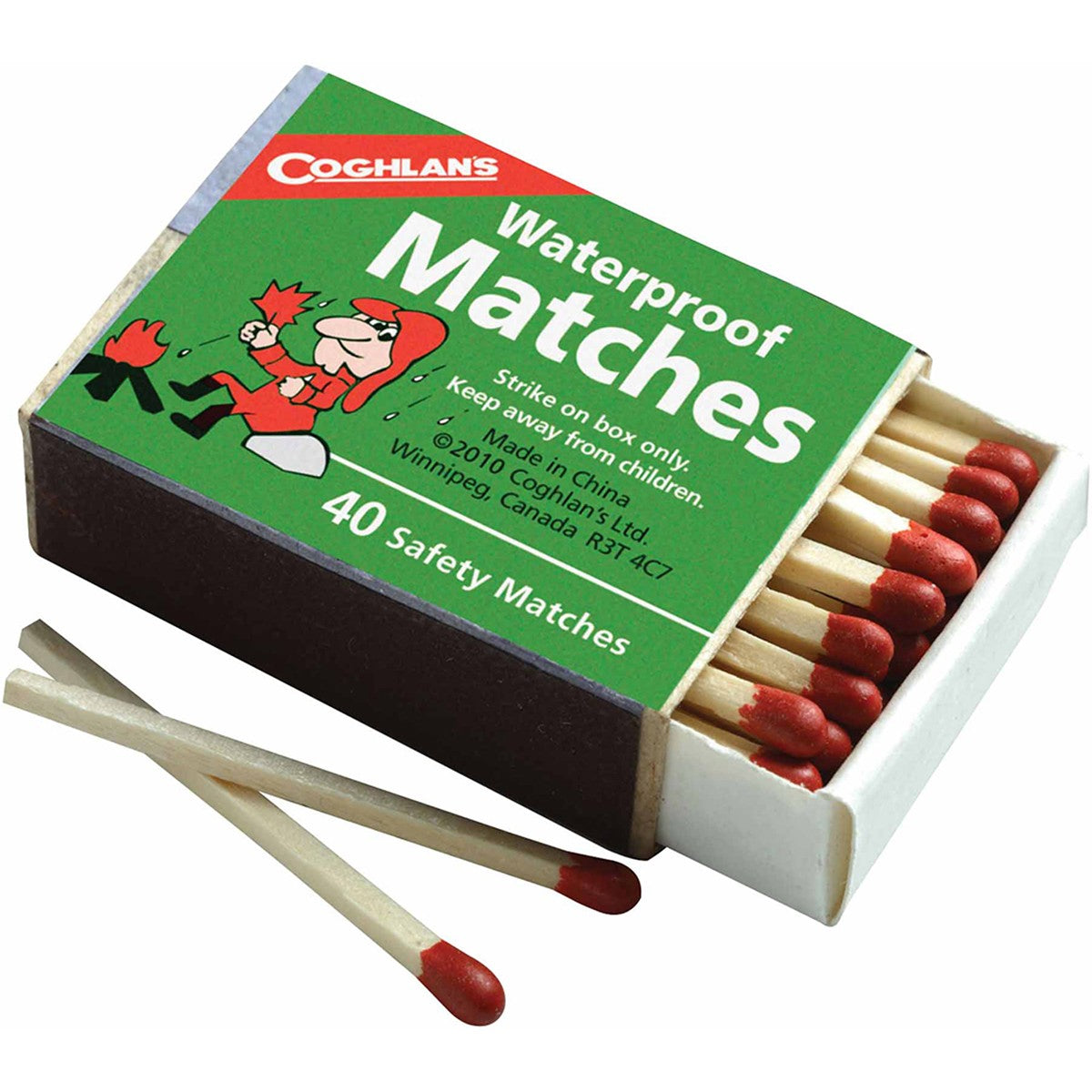 Waterproof Matches 30 Boxes - Safe Camping Fire Starter with Striker