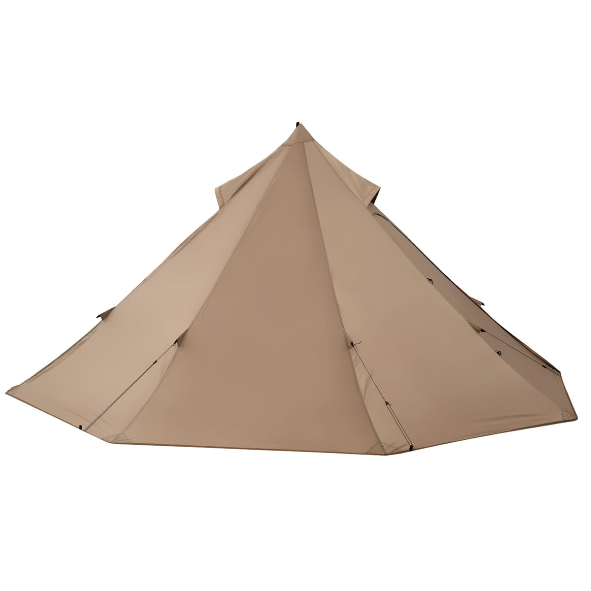 2-Person Waterproof Tipi Tent with Stove Jack for Camping