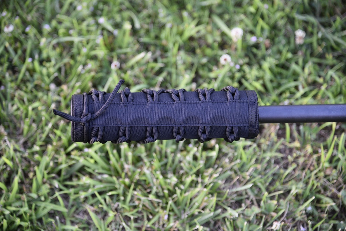 Silencer Cover 6 Inch Black Suppressor Cover for 2.25 Inch Diameter Firearm Suppressors