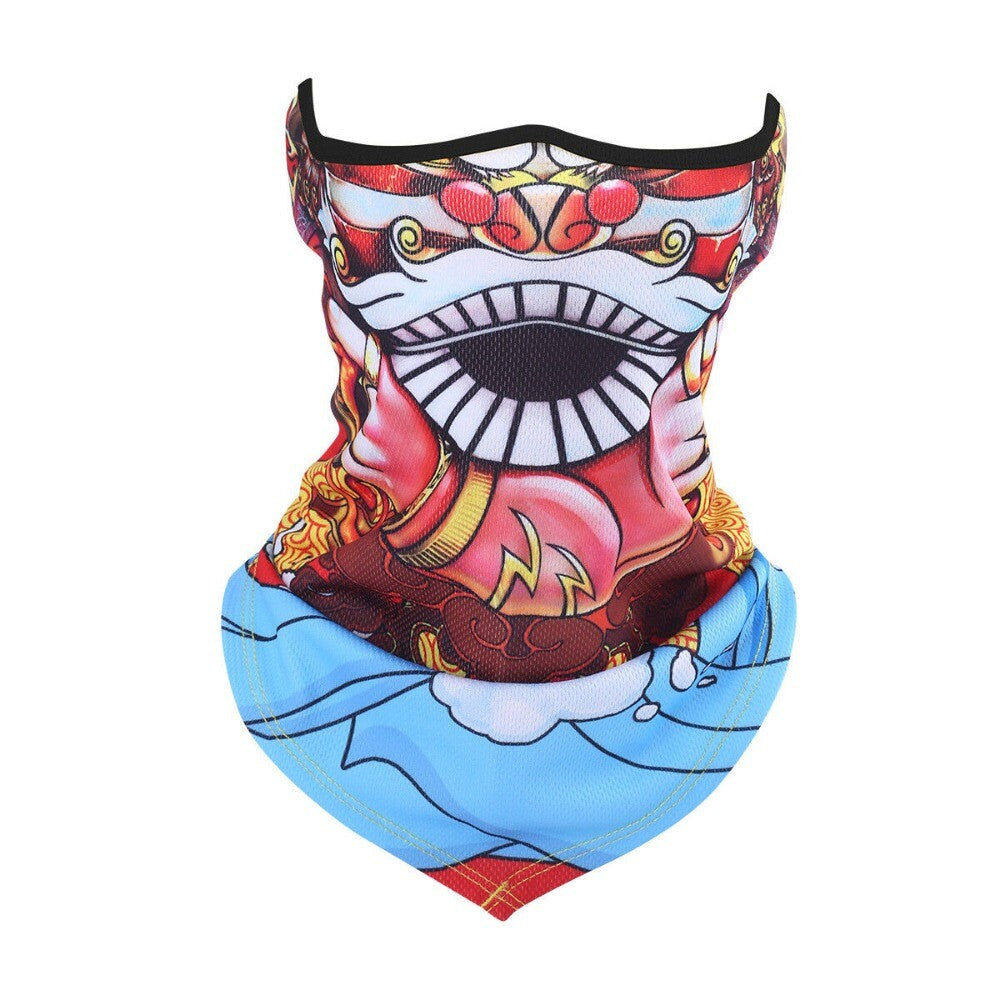 Unbranded Animal Print Face Cover Mask - Neck Gaiter for Outdoor Sports