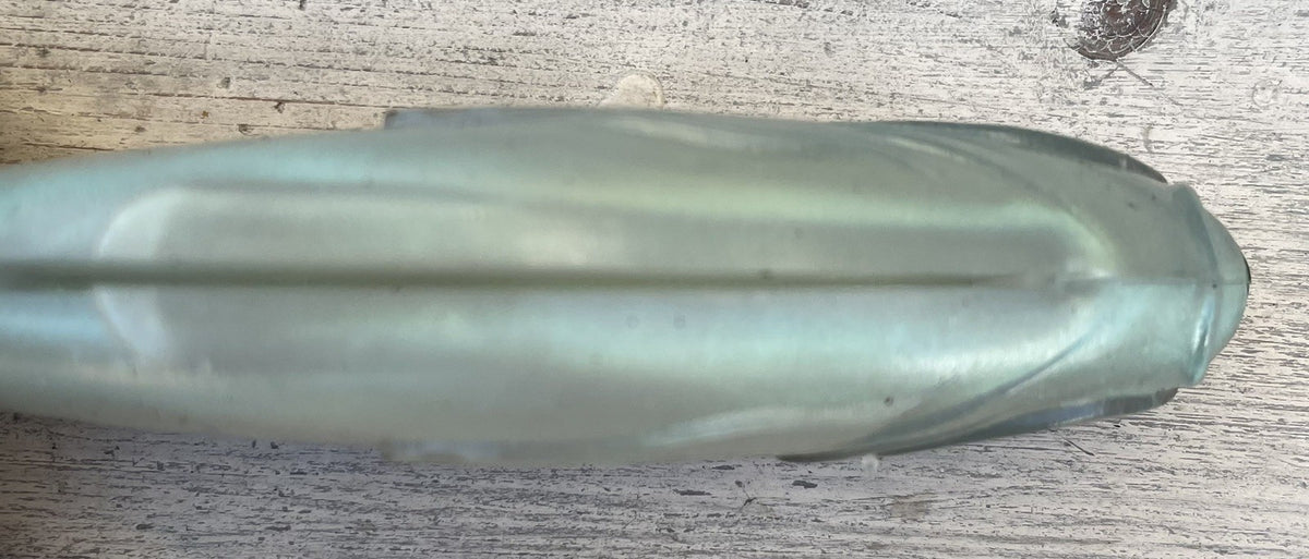 7.5-Inch Weedless Soft Plastic Swimbait Green Gizzard Shad