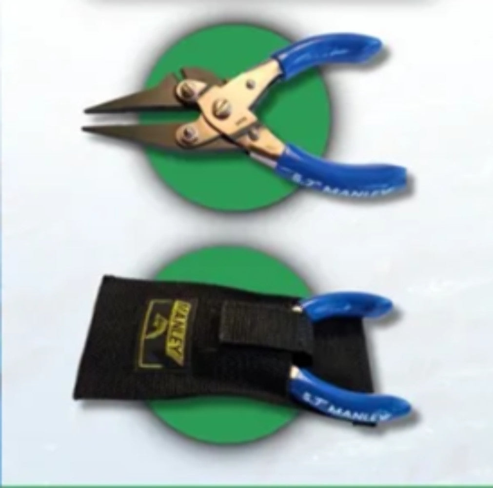 5.7-Inch Fly Fishing Pliers with Case - Saltwater and Freshwater Use