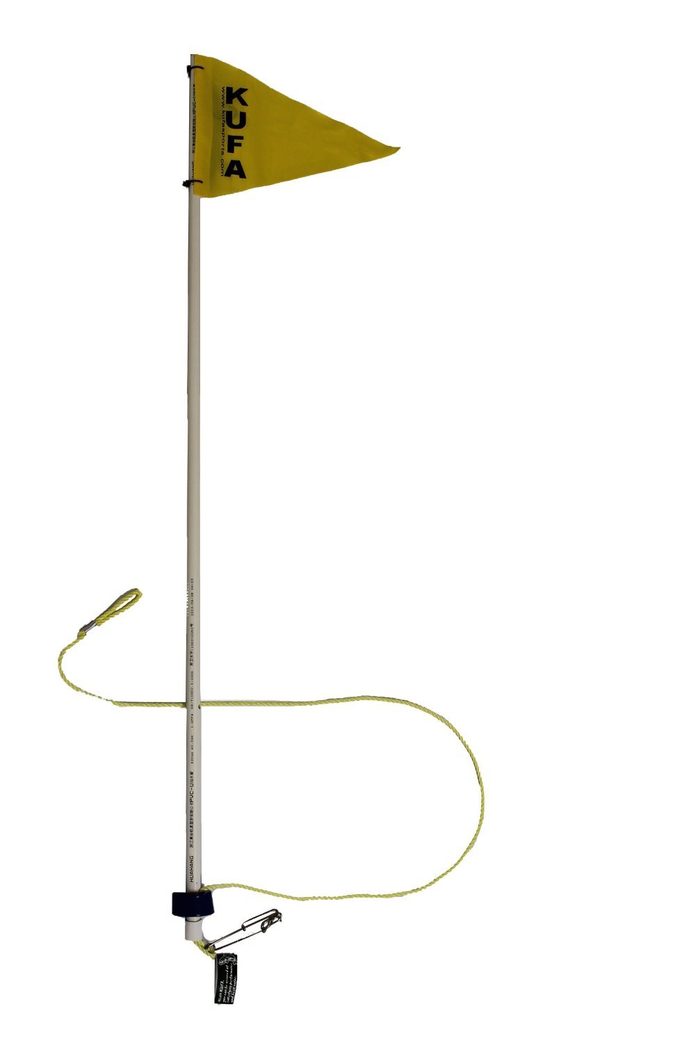 Crab Trap Float Kit with PVC Flag Pole 48-Inch High Visibility Flag