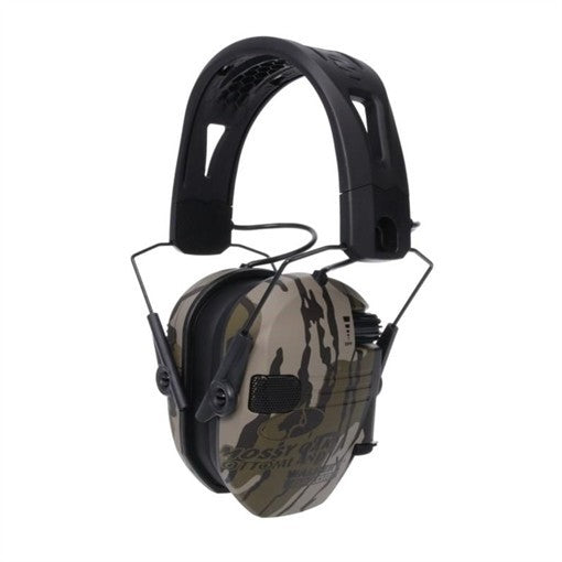 Electronic Ear Muffs with HD Speakers and Noise Reduction - Mossy Oak