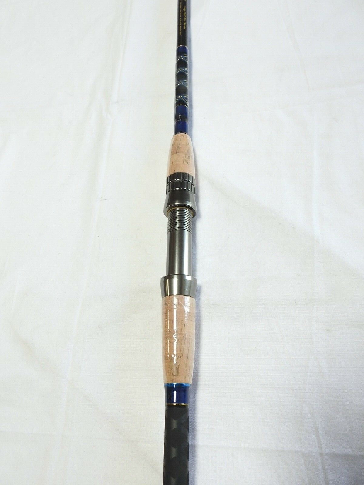 8ft Long Casting Catfish Fishing Rod with Glow Tip and Cork Handle