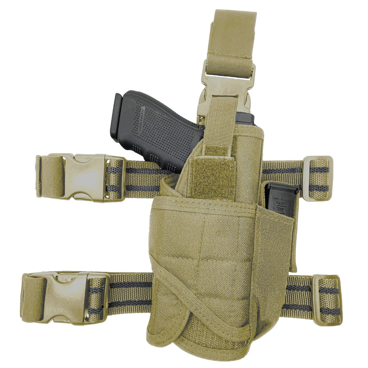 Universal Drop Leg Holster with Adjustable Thigh Gun Holder for Any Pistol